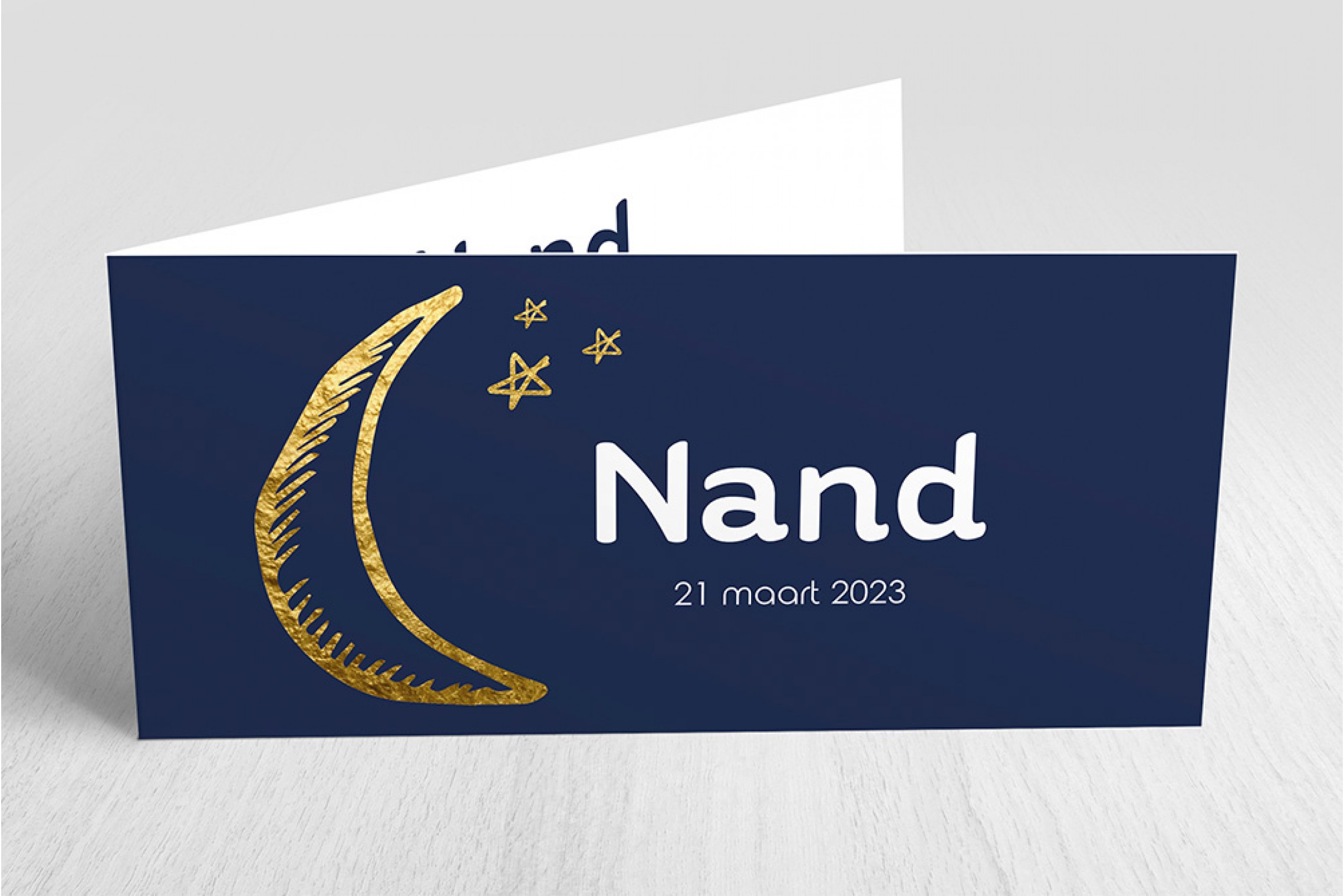 Maan en sterretjes jongen
